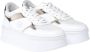 Baldinini Sneaker in white calfskin White Dames - Thumbnail 3