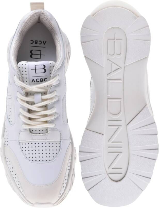 Baldinini Sneaker in white eco-leather White Heren