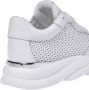 Baldinini Sneaker in white perforated calfskin White Dames - Thumbnail 4