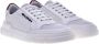 Baldinini Sneaker in white perforated calfskin White Heren - Thumbnail 3