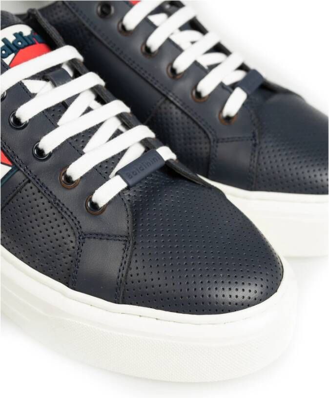 Baldinini Hoogwaardige leren sneakers Blauw Heren