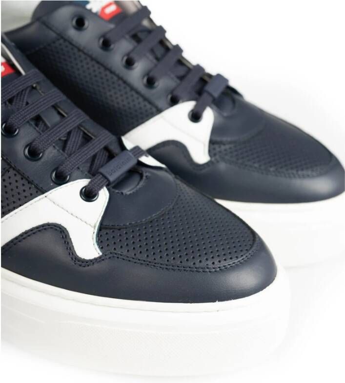 Baldinini Hoogwaardige leren sneakers Blauw Heren