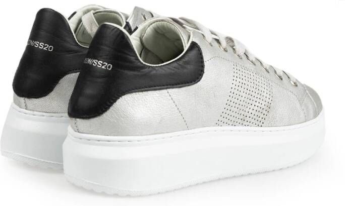 Baldinini Hoogwaardige leren sneakers Grijs Dames