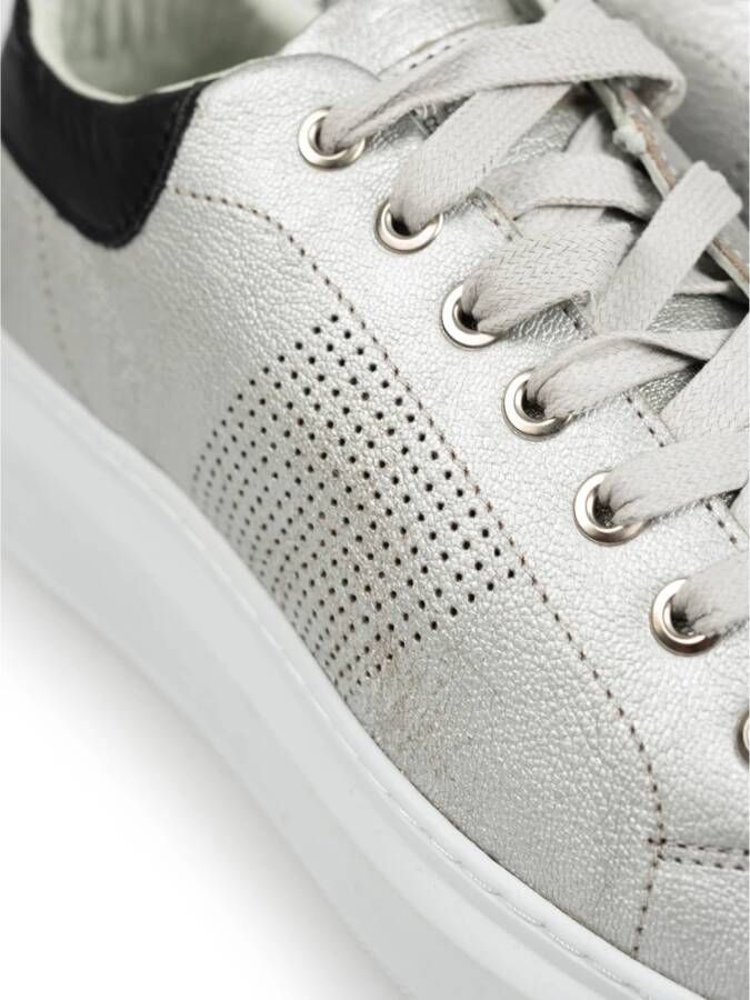 Baldinini Hoogwaardige leren sneakers Grijs Dames