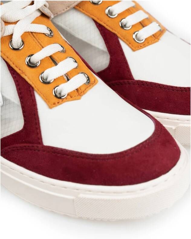 Baldinini Hoogwaardige leren sneakers Rood Dames