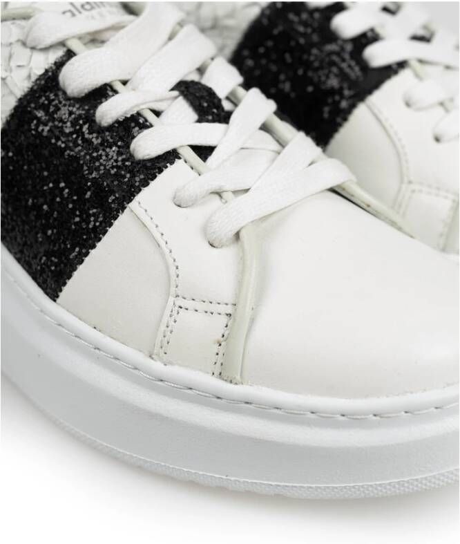 Baldinini Hoogwaardige Glitter Sneakers Wit Dames