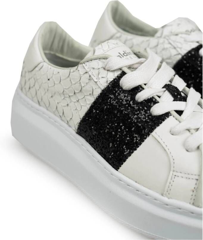 Baldinini Hoogwaardige Glitter Sneakers Wit Dames