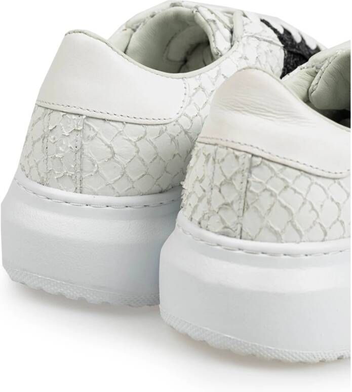 Baldinini Hoogwaardige Glitter Sneakers Wit Dames