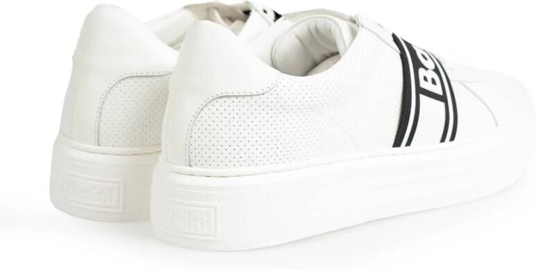 Baldinini Hoogwaardige leren sneakers Wit Heren