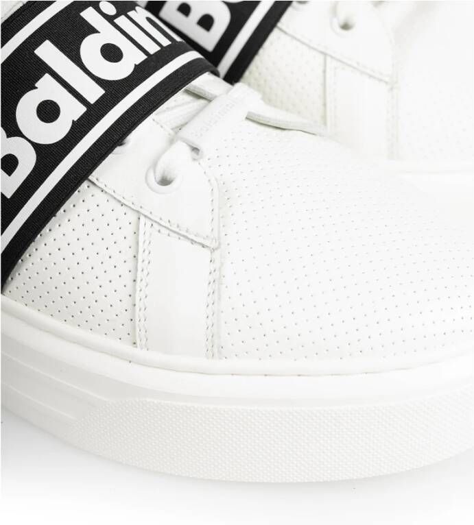 Baldinini Hoogwaardige leren sneakers Wit Heren