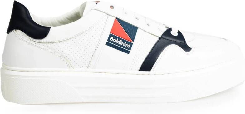 Baldinini Hoogwaardige leren sneakers Wit Heren