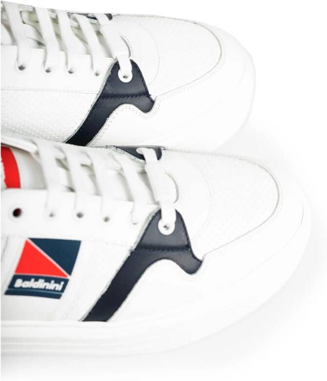 Baldinini Hoogwaardige leren sneakers Wit Heren