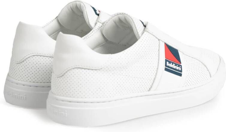 Baldinini Comfortabele Slide Sneakers Wit Heren