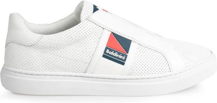 Baldinini Comfortabele Slide Sneakers Wit Heren