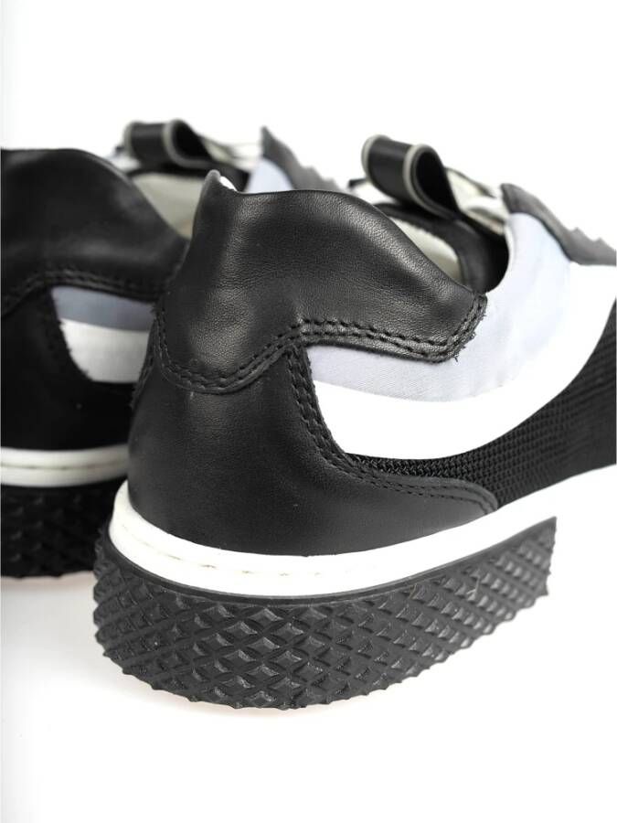 Baldinini Sneakers met Ronde Neus Zwart Heren