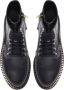 Baldinini Studded black leather combat boots - Thumbnail 2