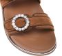 Baldinini Suede and satin leather sandal - Thumbnail 2