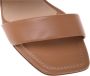 Baldinini Tan nappa leather sandals - Thumbnail 2