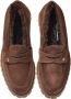 Baldinini Taupe suede leather loafers - Thumbnail 2
