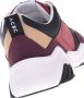 Baldinini Trainers in beige and burgundy eco-leather Multicolor Heren - Thumbnail 4