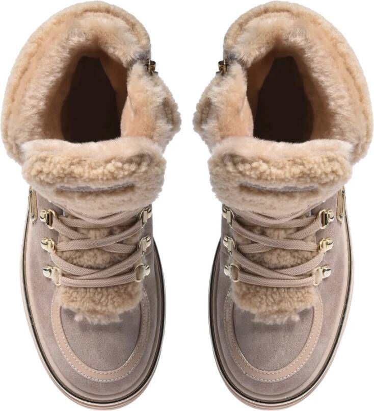 Baldinini Trainers in beige suede and sheepskin Beige Dames