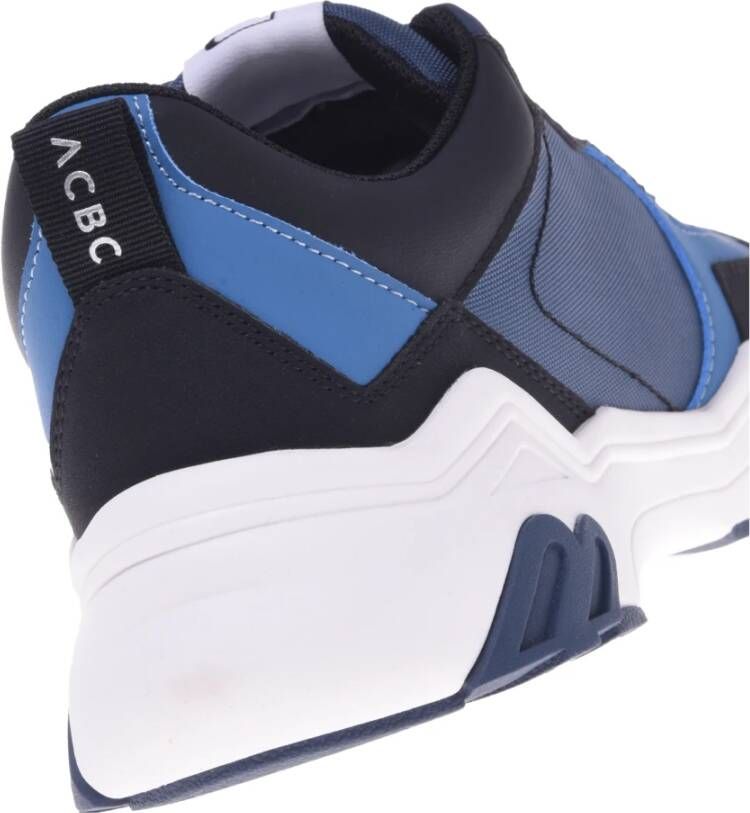 Baldinini Trainers in black and blue eco-leather Blue Heren