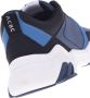 Baldinini Trainers in black and blue eco-leather Blue Heren - Thumbnail 4