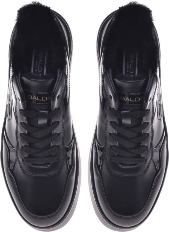 Baldinini Trainers in black leather Black Dames
