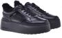Baldinini Trainers in black leather Black Dames - Thumbnail 3