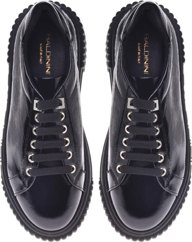 Baldinini Trainers in black naplak Black Dames