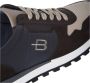 Baldinini Trainers in dark brown and taupe suede and fabric Multicolor Heren - Thumbnail 4