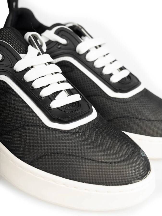 Baldinini Vetersneakers met ronde neus Zwart Heren