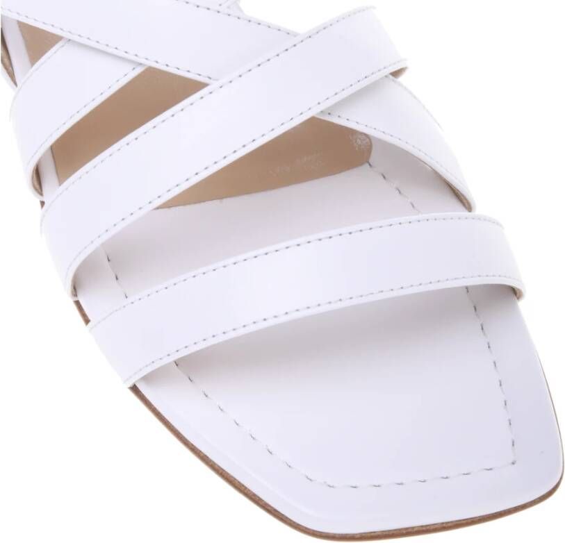Baldinini White leather sandals