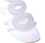 Baldinini White lizard print sandal - Thumbnail 2