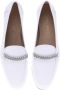 Baldinini White nappa leather loafers - Thumbnail 2