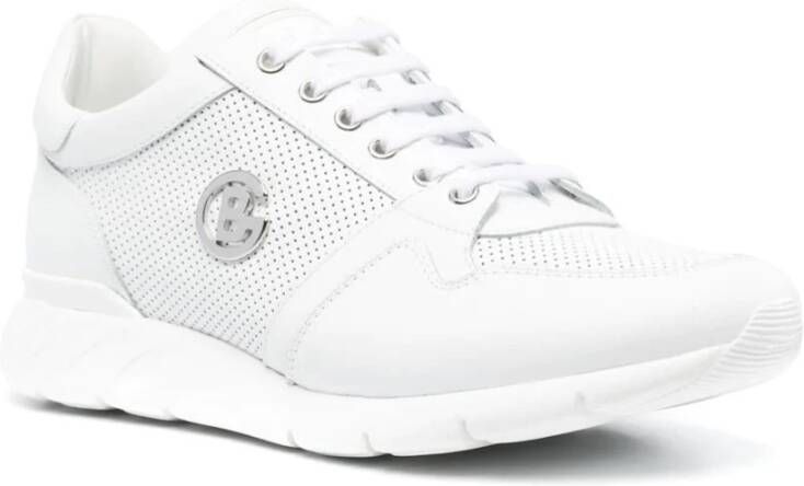 Baldinini Witte Casual Sneakers voor Mannen White Heren