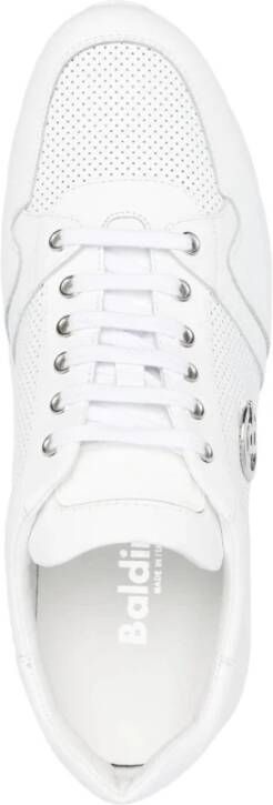 Baldinini Witte Casual Sneakers voor Mannen White Heren