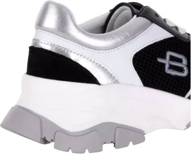 Baldinini Zwart en witte sneakers