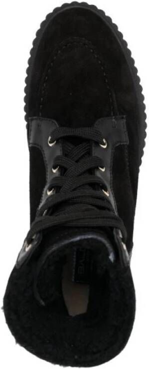 Baldinini Zwarte Casual Enkellaarzen Black Dames