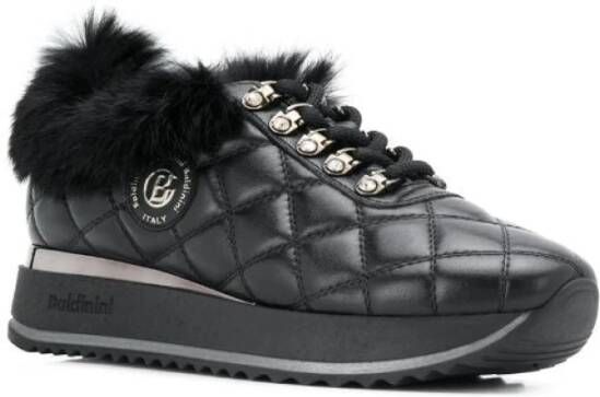 Baldinini Zwarte Casual Enkellaarzen Black Dames