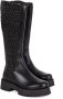 Baldinini Boots in stretchy eco-nappa and black leather Black Dames - Thumbnail 6