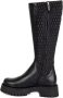 Baldinini Boots in stretchy eco-nappa and black leather Black Dames - Thumbnail 7