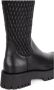 Baldinini Boots in stretchy eco-nappa and black leather Black Dames - Thumbnail 8