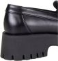 Baldinini Zwarte leren loafers - Thumbnail 2