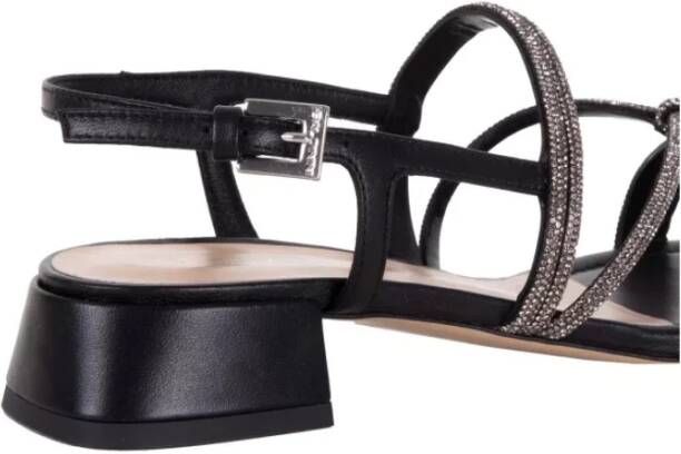 Baldinini Zwarte Sandalen voor Vrouwen