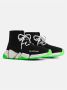 Balenciaga 3D Techniek Lichtgewicht Sneaker Black Heren - Thumbnail 2