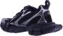 Balenciaga 3XL Monocolor Mesh Rub Sneakers Black Heren - Thumbnail 3