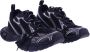 Balenciaga 3XL Monocolor Mesh Rub Sneakers Black Heren - Thumbnail 5