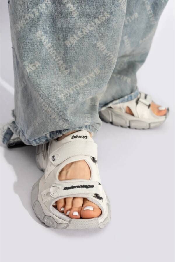 Balenciaga 3XL Sandalen Gray Dames