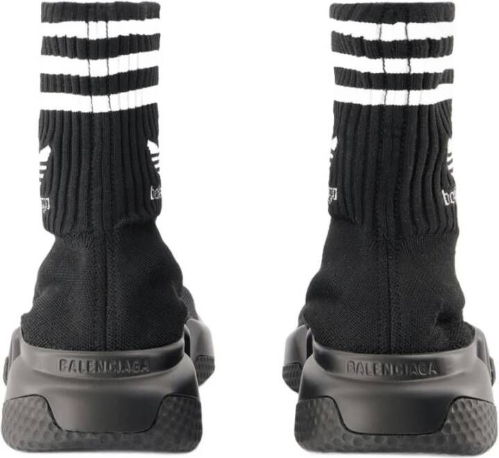 Balenciaga Adidas Speed Sneakers Zwart Wit